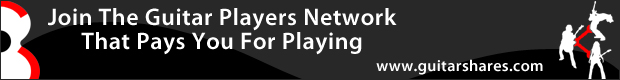 The guitar player social networking website that pays you back.